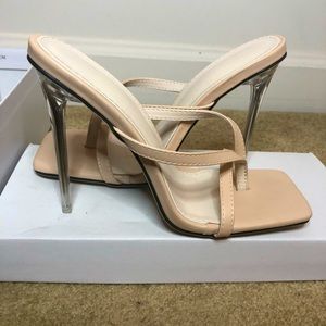 Heeled Thong Sandals